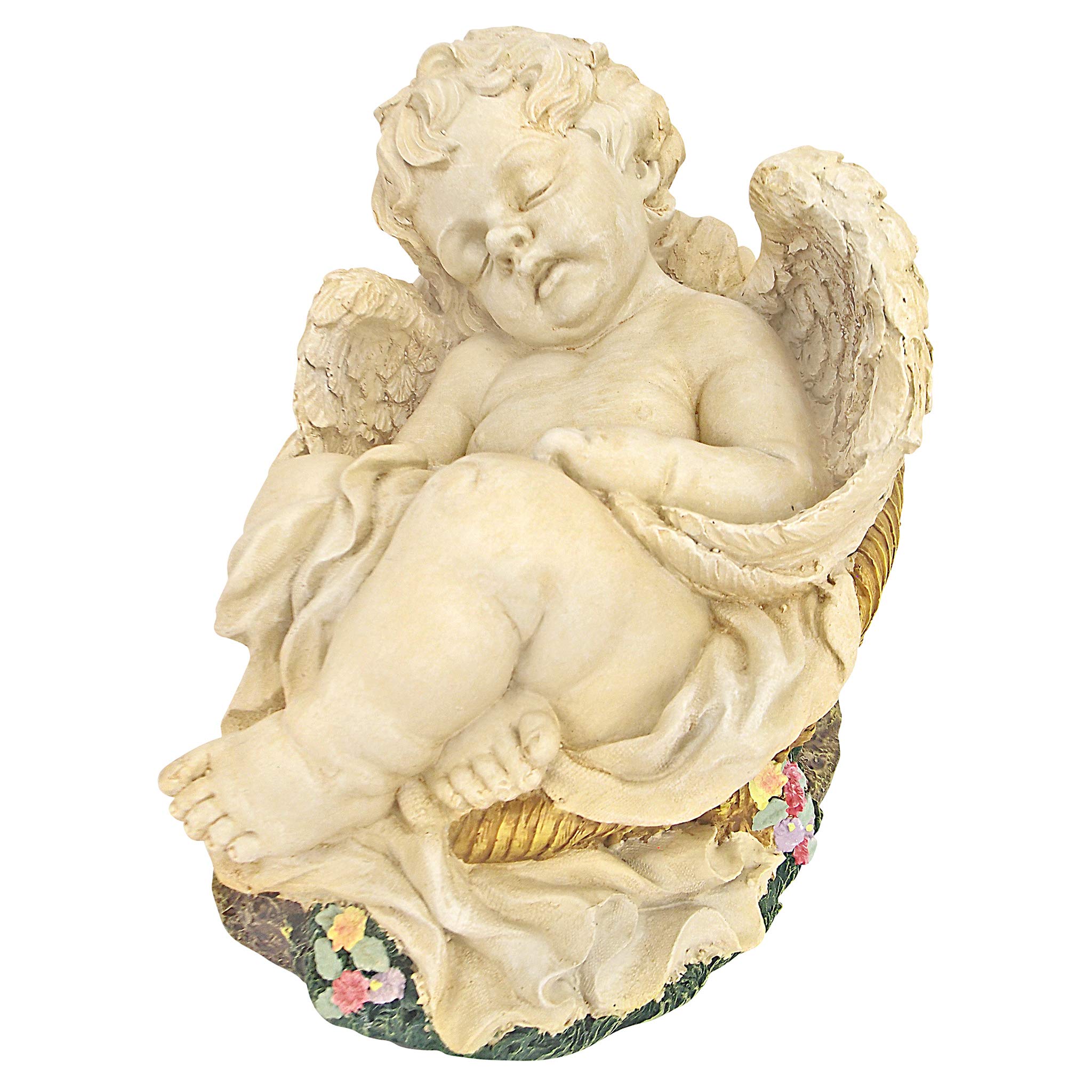 Amazon.co.jp: Design Toscano NG31854 午後の昼寝 天使の彫刻 Mサイズ